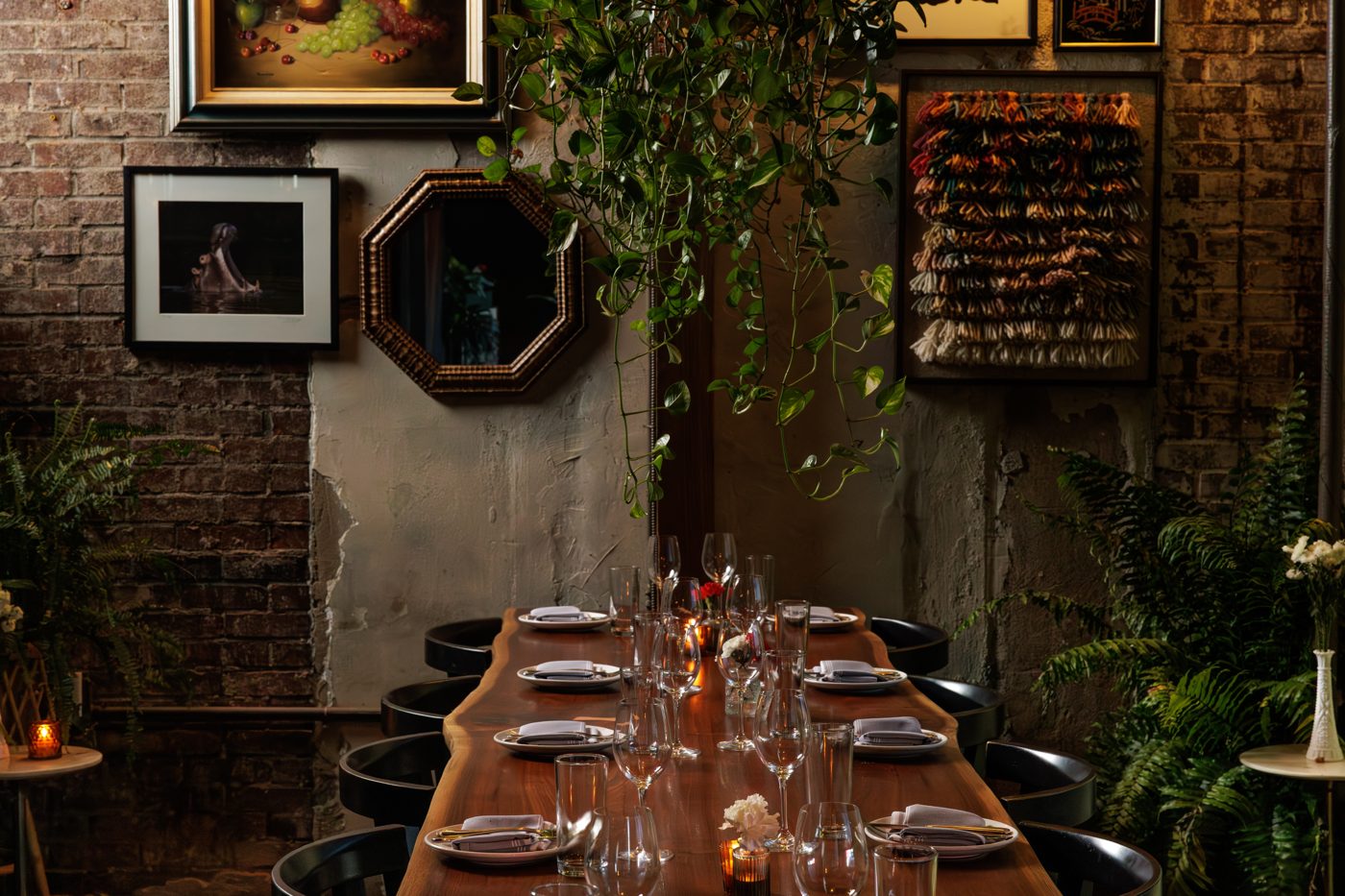 View of the Dining Room at Butcher & Bee Nashville